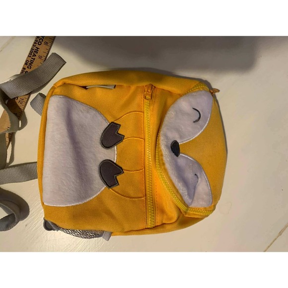 Goldbug Kids Toddler Backpack Fox Face Yellow Blue Child Safety Harness Leash - Picture 7 of 14